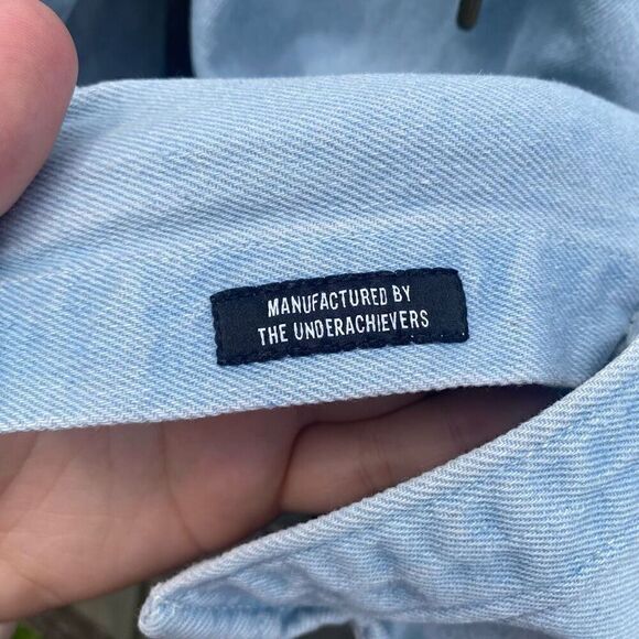 Imperial Motion Hooded Denim Button Front Jacket | S - Picture 3 of 5